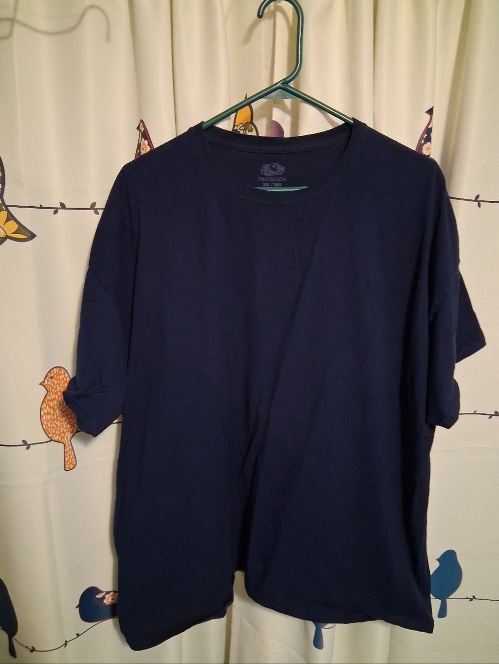 Fruit of the Loom Men's Navy Short Sleeve Tee Size 2X